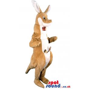 Cute big kangaroo mascot & costume for you use or to wear -