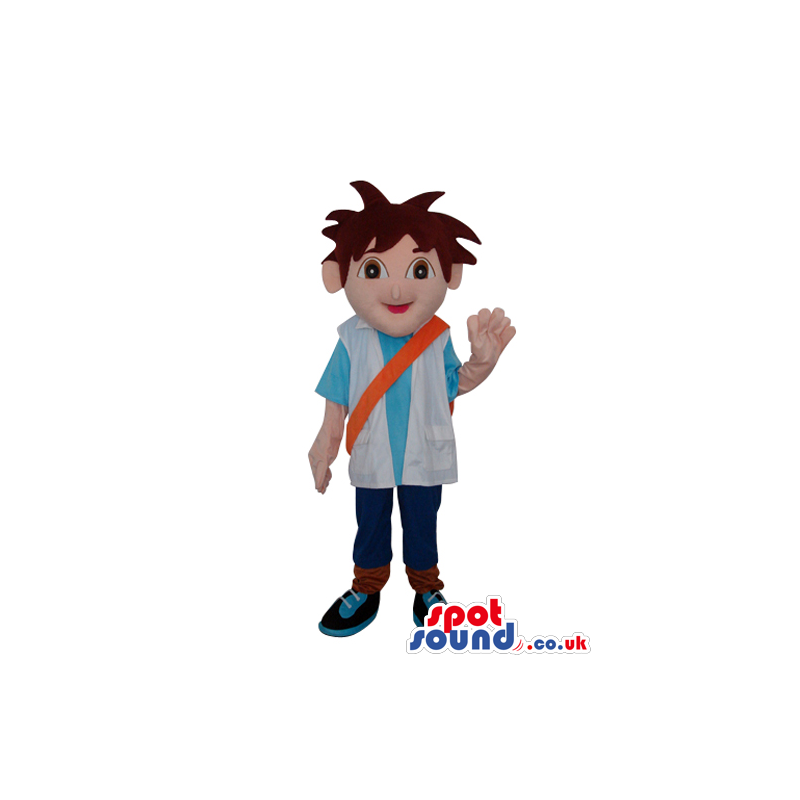 Buy Mascots Costumes In Uk Dora The Explorer Cartoon Tv Series Main Boy Character Sizes L 175 180cm