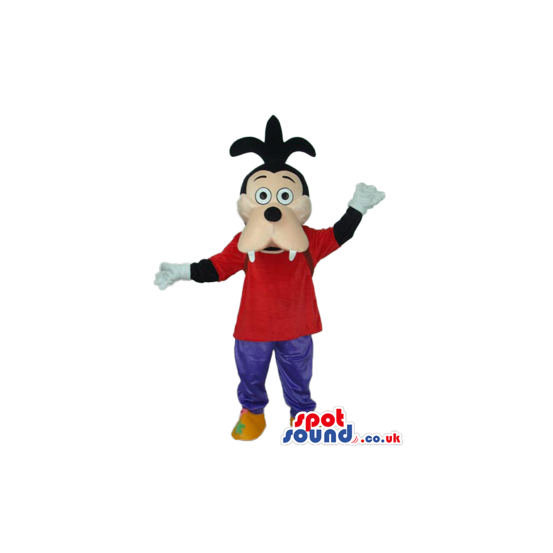 Buy Mascots Costumes in UK - Popular Goofy Dog Animal Cartoon Disney  Character Mascot Sizes L (175-180CM)