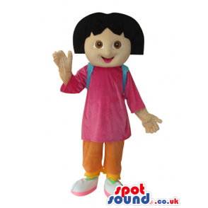Dora The Explorer Popular Cartoon Character Mascot - Custom