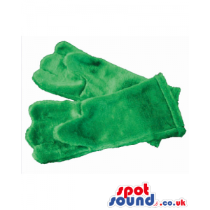 Best Quality Washable Green Gloves Hands For Animal Mascots -