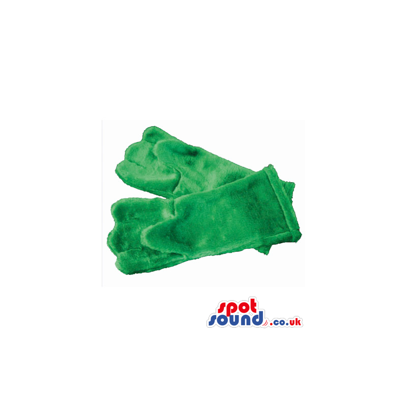 Best Quality Washable Green Gloves Hands For Animal Mascots -