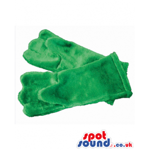 Best Quality Washable Green Gloves Hands For Animal Mascots -