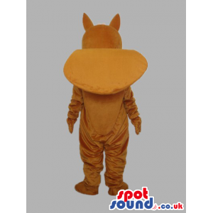 Cartoon Brown And Beige Squirrel Animal Plush Mascot - Custom