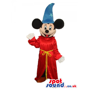 Mickey Mouse Disney Character With Fantasia Movie Garments -