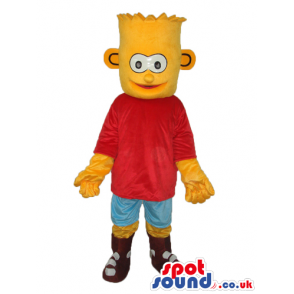 Bart Simpson Popular Cartoon Character Plush Mascot - Custom