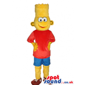 Bart Simpson Popular Cartoon Character Plush Mascot - Custom