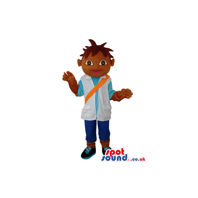 Dark Dora The Explorer Boy Popular Cartoon Character Mascot -
