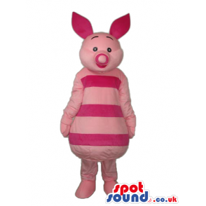Piglet Character Mascot From Winnie It Pooh Popular Cartoon -