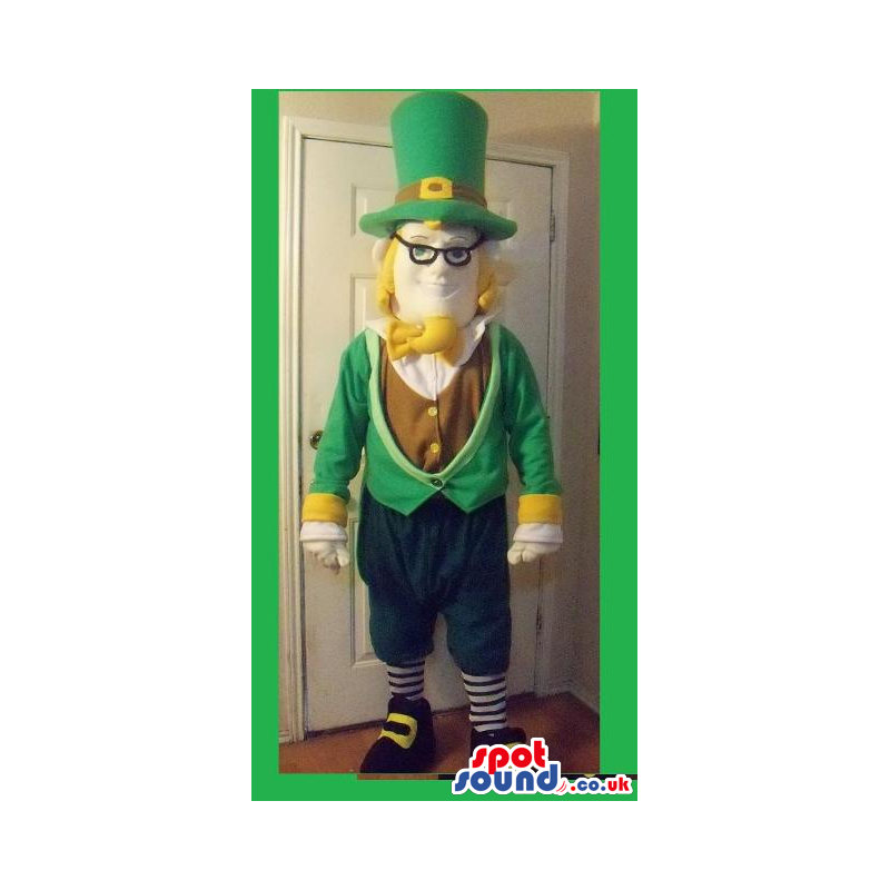 Leprechaun Luck Irish Character Mascot For St. Patrick'S Day -