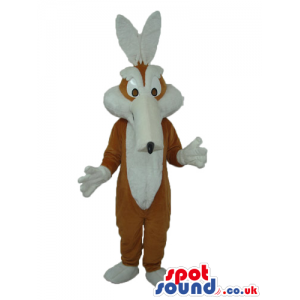 Customizable Wile E. Coyote Cartoon Character In White - Custom