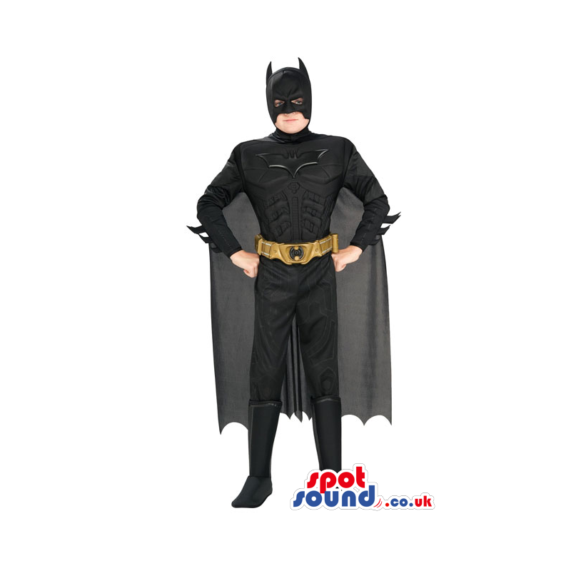 Amazing Black Batman Popular Character Adult Size Disguise -