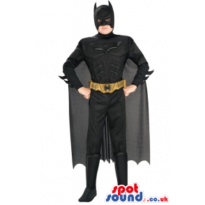 Amazing Black Batman Popular Character Adult Size Disguise -