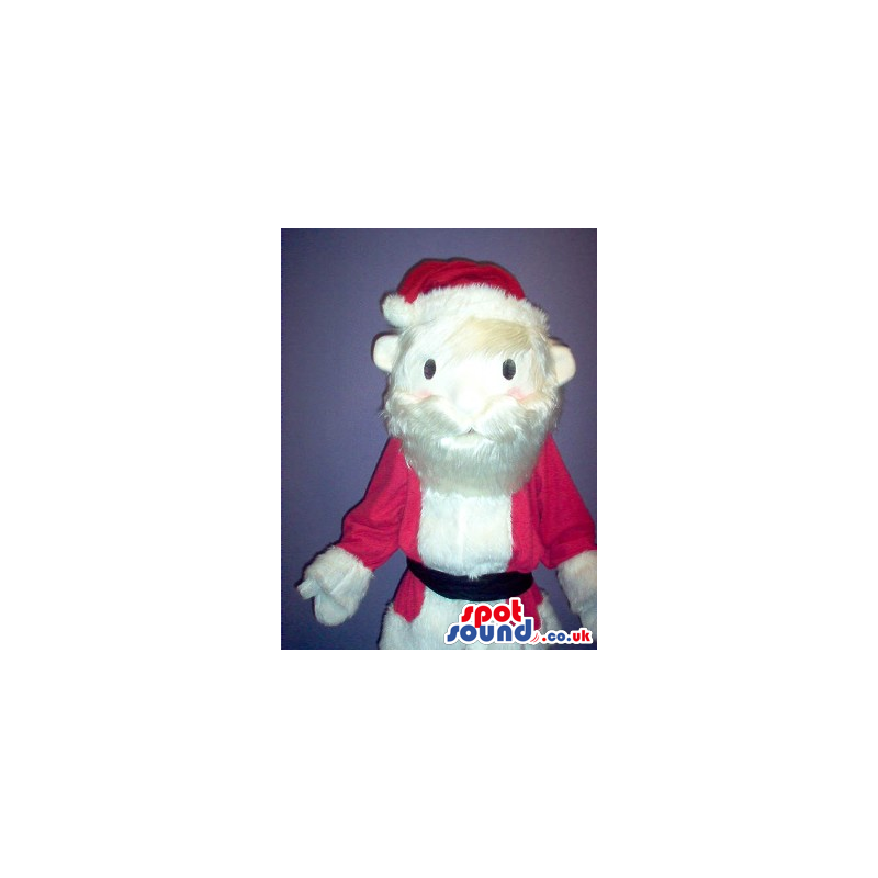 Big Santa Claus Plush Mascot With A Big White Beard - Custom