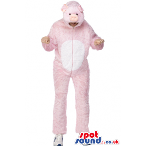 Pink Pig Character Adult Size Costume Or Plush Mascot - Custom
