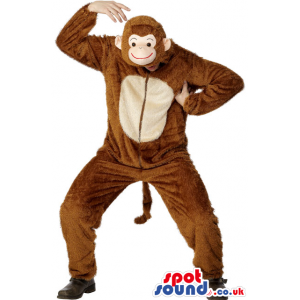 Awesome Brown Monkey Adult Size Costume Or Plush Mascot -