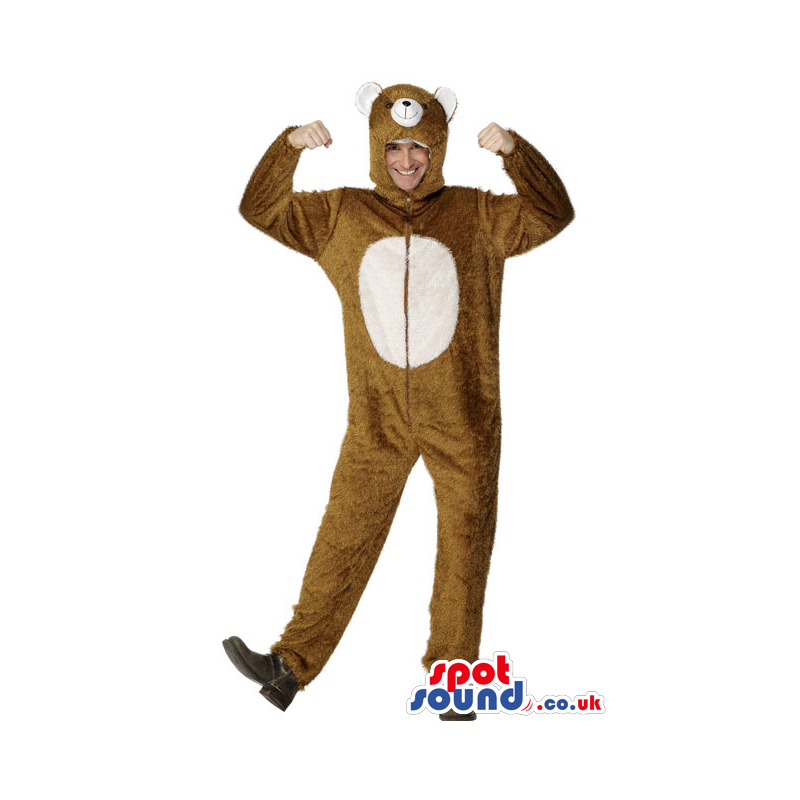 Awesome Brown Bear Adult Size Costume Or Plush Mascot - Custom