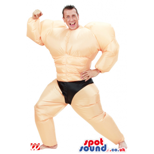 Hilarious Strong Man Or Sumo Adult Size Disguise Or Costume -