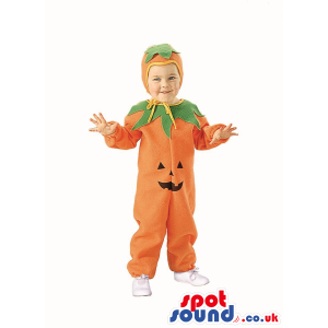 Cute Halloween Pumpkin Baby Size Costume Disguise - Custom