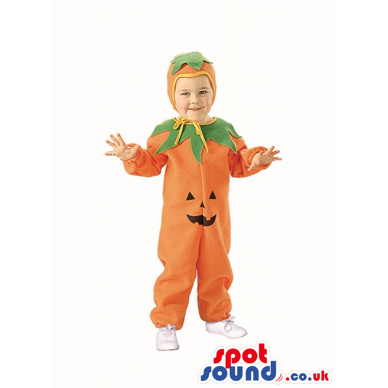 Cute Halloween Pumpkin Baby Size Costume Disguise - Custom