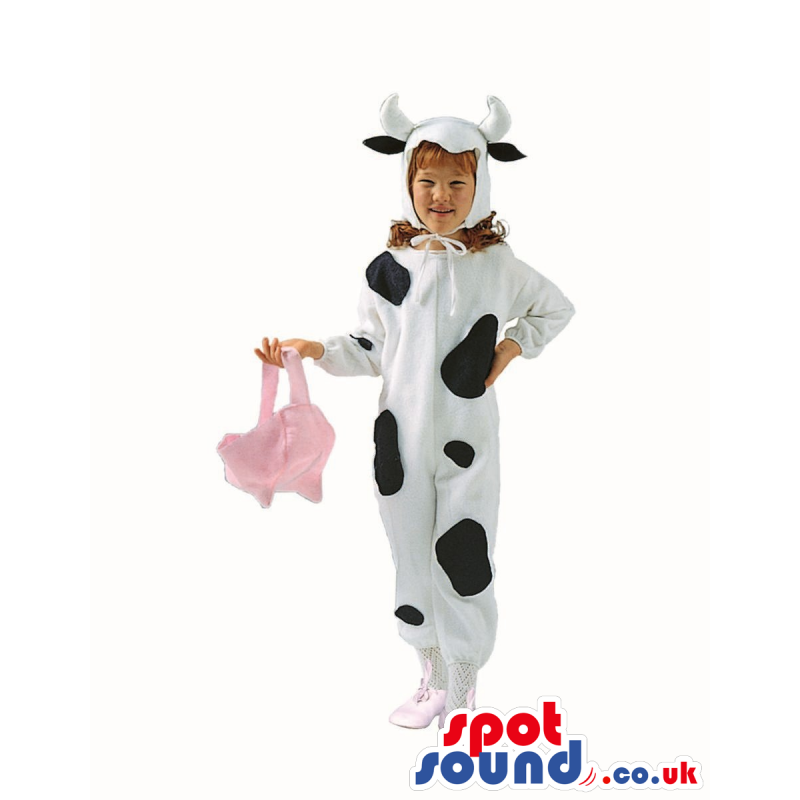 Cute Halloween Cow Children Size Costume Disguise - Custom