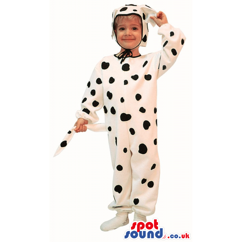 Cute Dalmatian Dog Children Baby Size Plush Costume - Custom