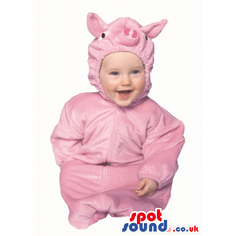 Cute Halloween Pink Pig Baby Child Size Costume Disguise -