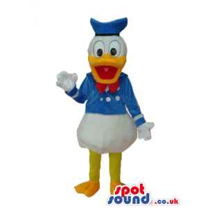 Donald Duck Disney Character Plush Mascot With Classic Garments