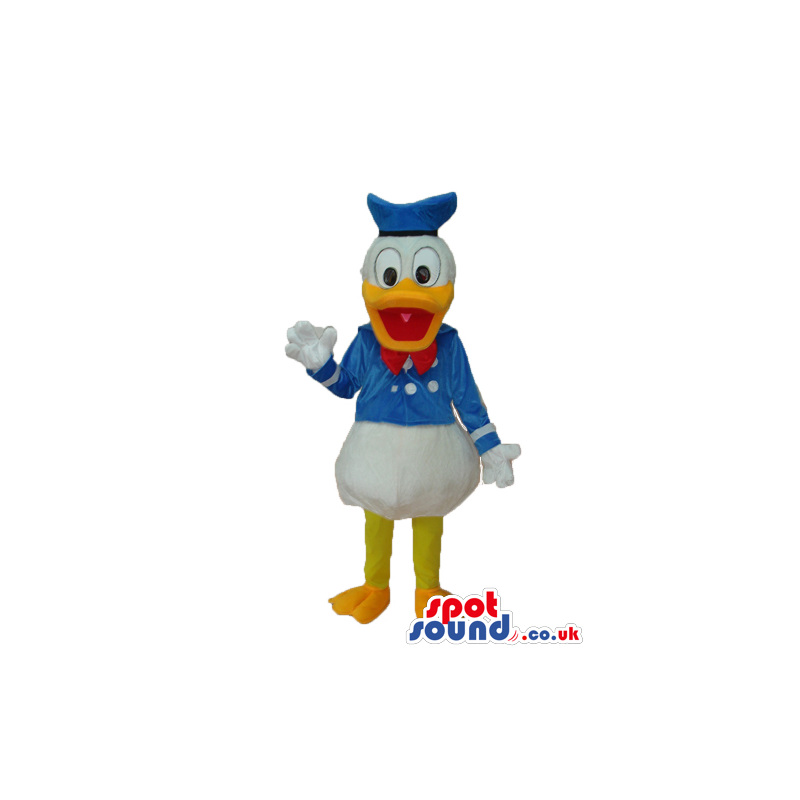 Donald Duck Disney Character Plush Mascot With Classic Garments