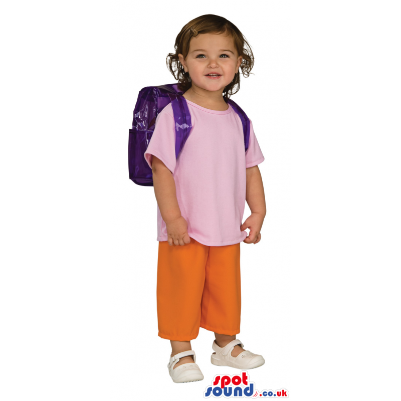 Cute Dora The Explorer Children Size Costume Disguise - Custom