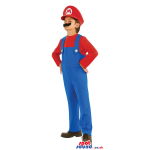 Mario Bros. Video Game Character Children Size Costume Disguise