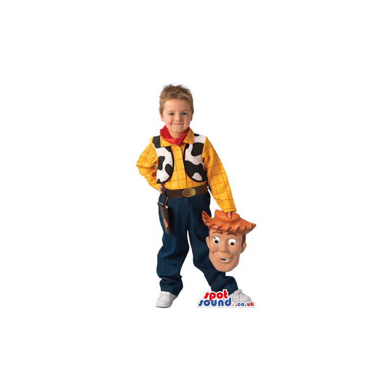 Cute Woody Form Toy Story Movie Children Size Costume - Custom