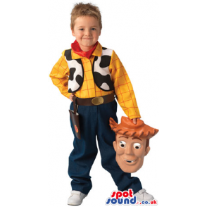 Cute Woody Form Toy Story Movie Children Size Costume - Custom