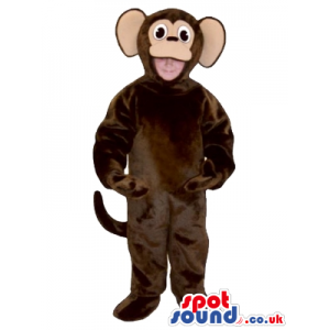 Brown Monkey Children Size Plush Costume Or Disguise - Custom