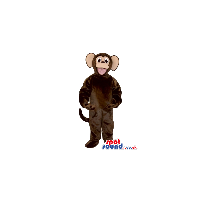 Brown Monkey Children Size Plush Costume Or Disguise - Custom