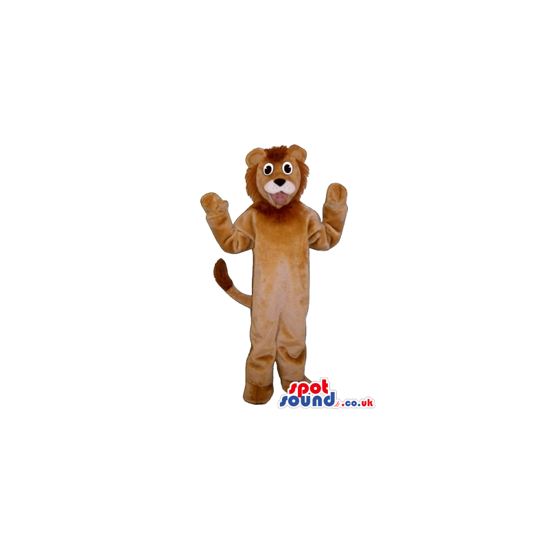 Brown Lion Children Size Plush Costume Or Disguise - Custom