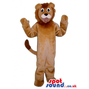 Brown Lion Children Size Plush Costume Or Disguise - Custom