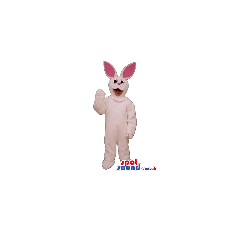 White Rabbit Children Size Plush Costume Or Disguise - Custom