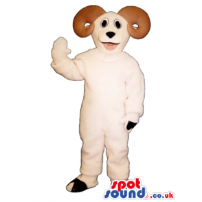 White Goat Children Size Plush Costume Or Disguise - Custom