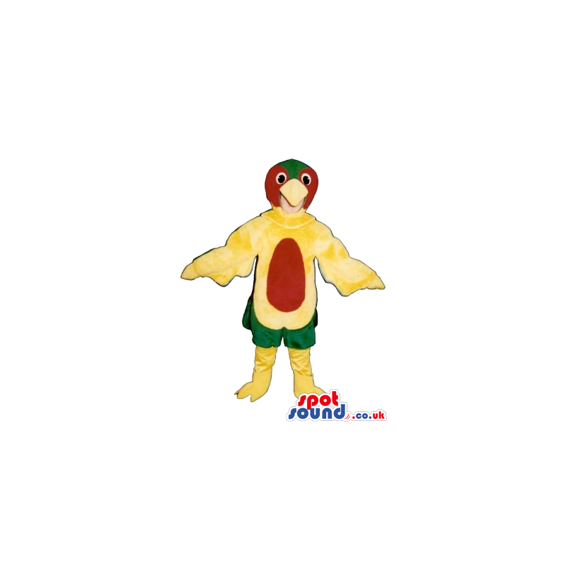 Yellow Parrot Children Size Plush Costume Or Disguise - Custom