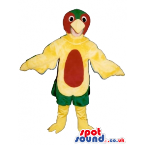 Yellow Parrot Children Size Plush Costume Or Disguise - Custom