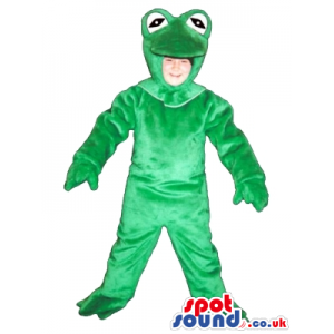 Green Frog Children Size Plush Costume Or Disguise - Custom