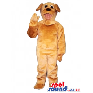 Cute Brown Dog Children Size Plush Costume Or Disguise - Custom