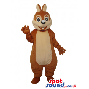 Cartoon Cute Brown Chipmunk Or Squirrel Plush Mascot - Custom