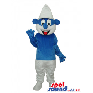 It Smurfs Daddy Blue And White Character Tv Cartoon Mascot -