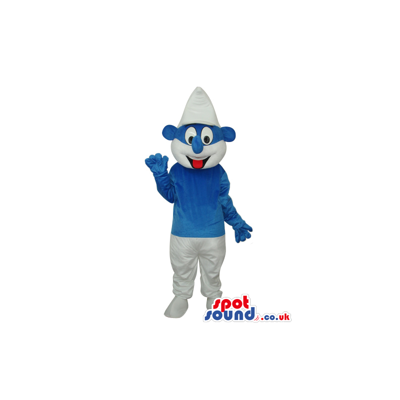 It Smurfs Daddy Blue And White Character Tv Cartoon Mascot -