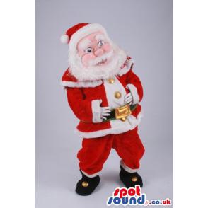 American classical santa costume swith boots and hat - Custom