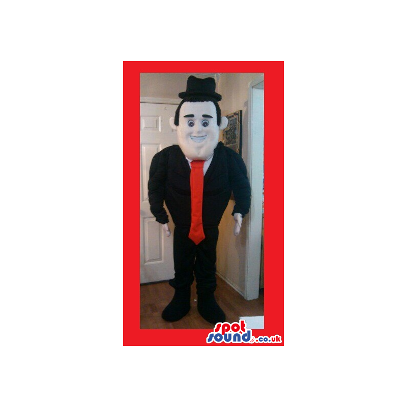 Funny Elegant Business Man With A Red Tie Plush Mascot - Custom