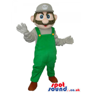 Mario Bros. Luigi Video Game Character Plush Mascot - Custom