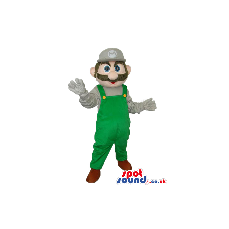 Mario Bros. Luigi Video Game Character Plush Mascot - Custom